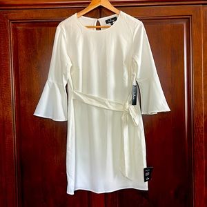Lulu’s White Tie-Waist Dress size M